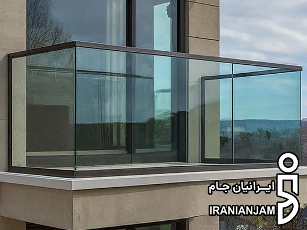 نرده شیشه ای بالکن
