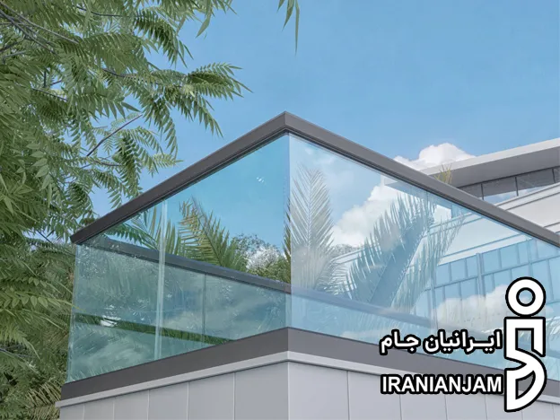 جان پناه شیشه ای